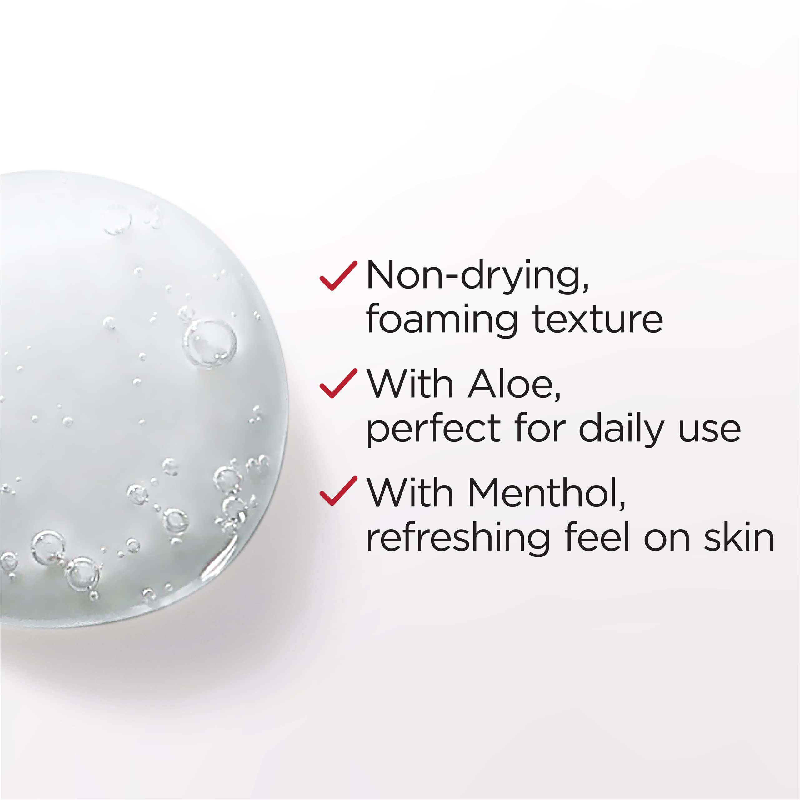 Texture of Loreal Revitalift exfoliating gel cleanser