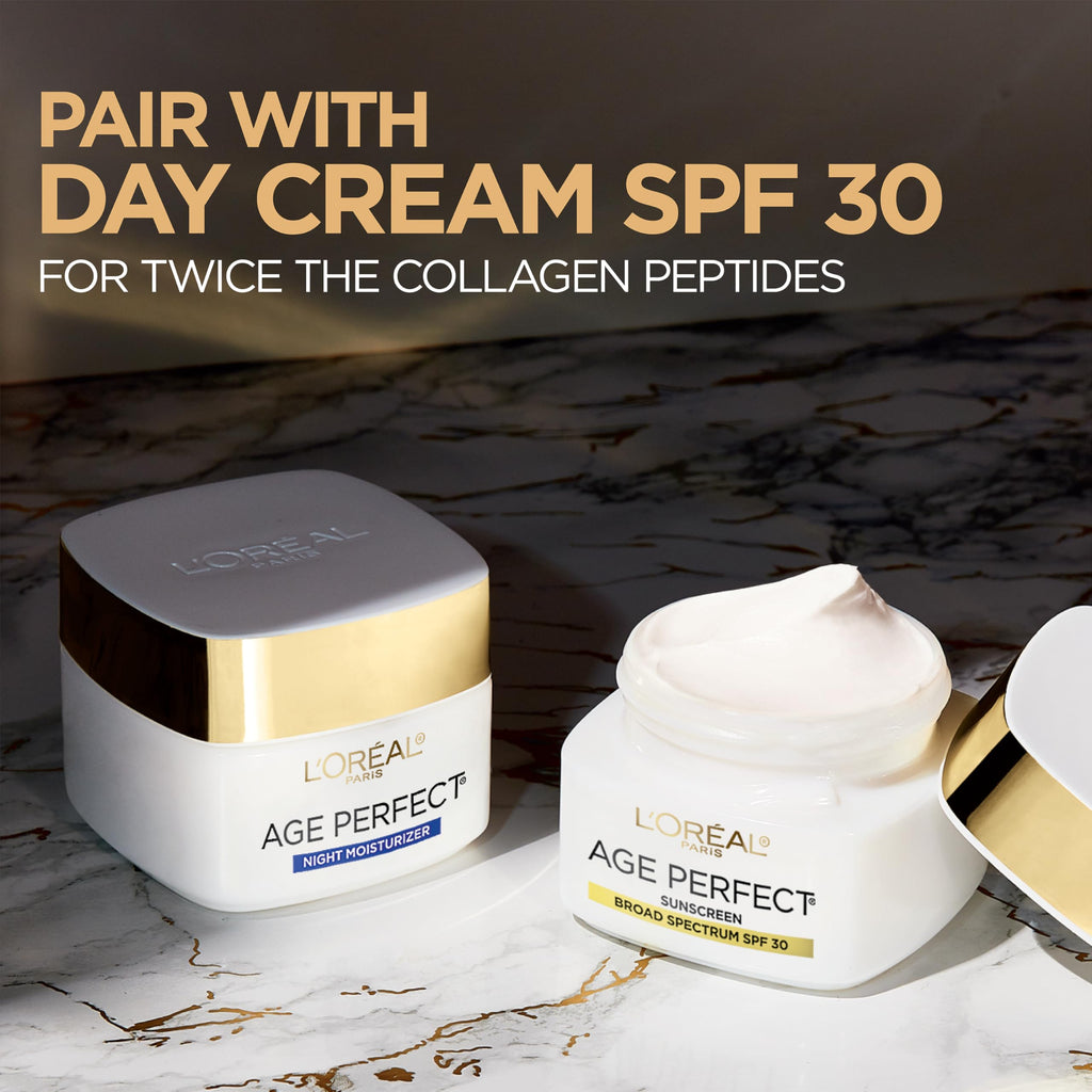 L'Oreal Paris Age Perfect Collagen Expert Night Moisturizer ingredient highlights