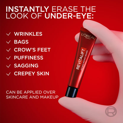 L'Oreal Paris Revitalift Eye Bag Eraser tube with applicator tip