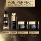 L'Oreal Paris cell renewal eye cream box and bottle layout