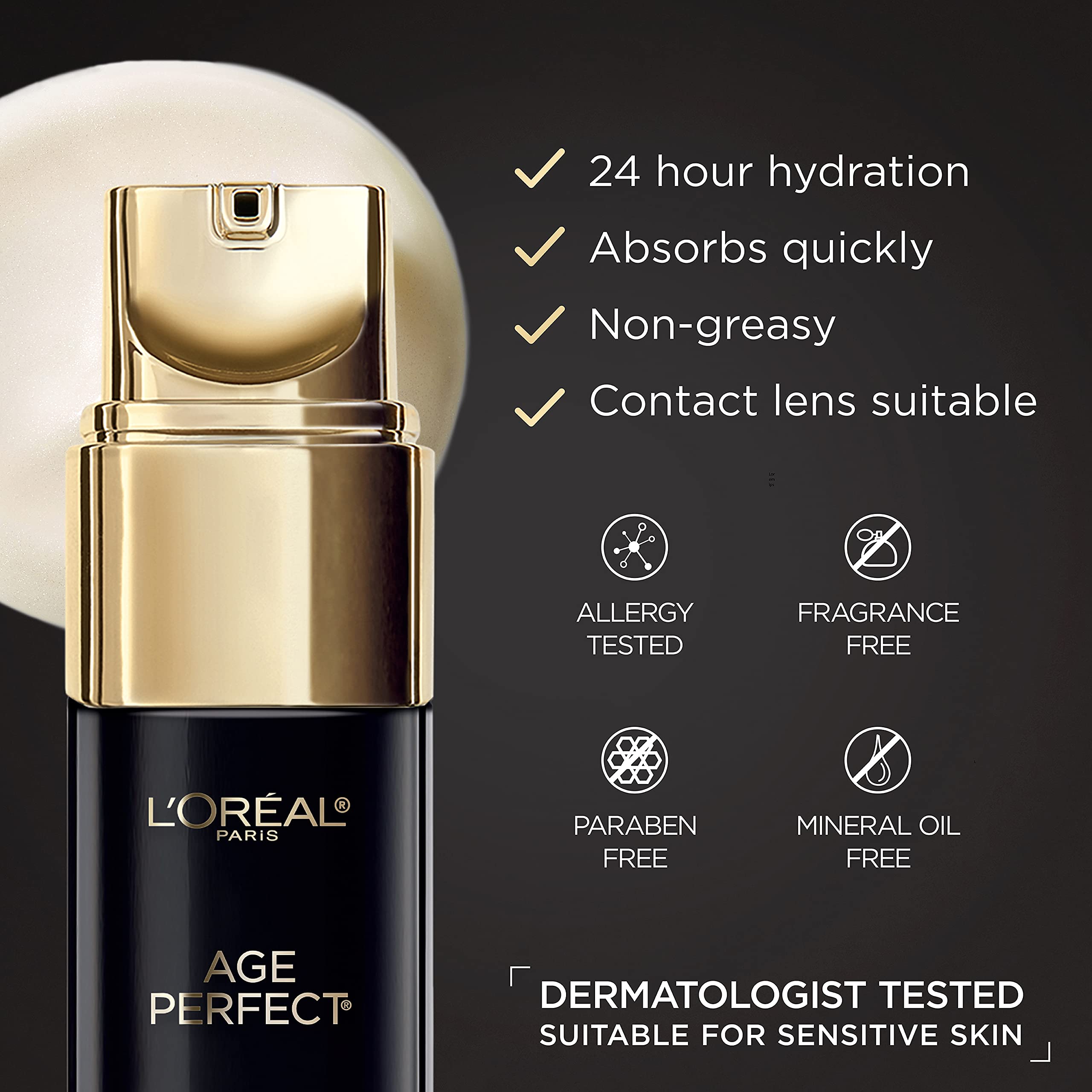 Authentic imported L'Oreal Paris eye cream for reducing puffiness and wrinkles
