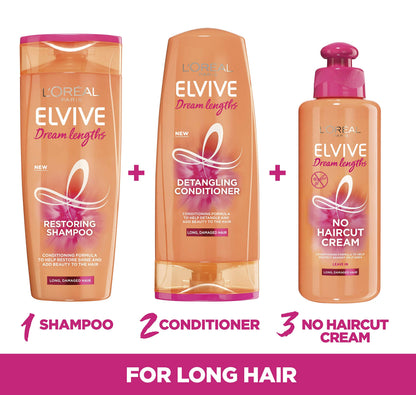 L'Oreal Elvive Dream Lengths mask packaging details