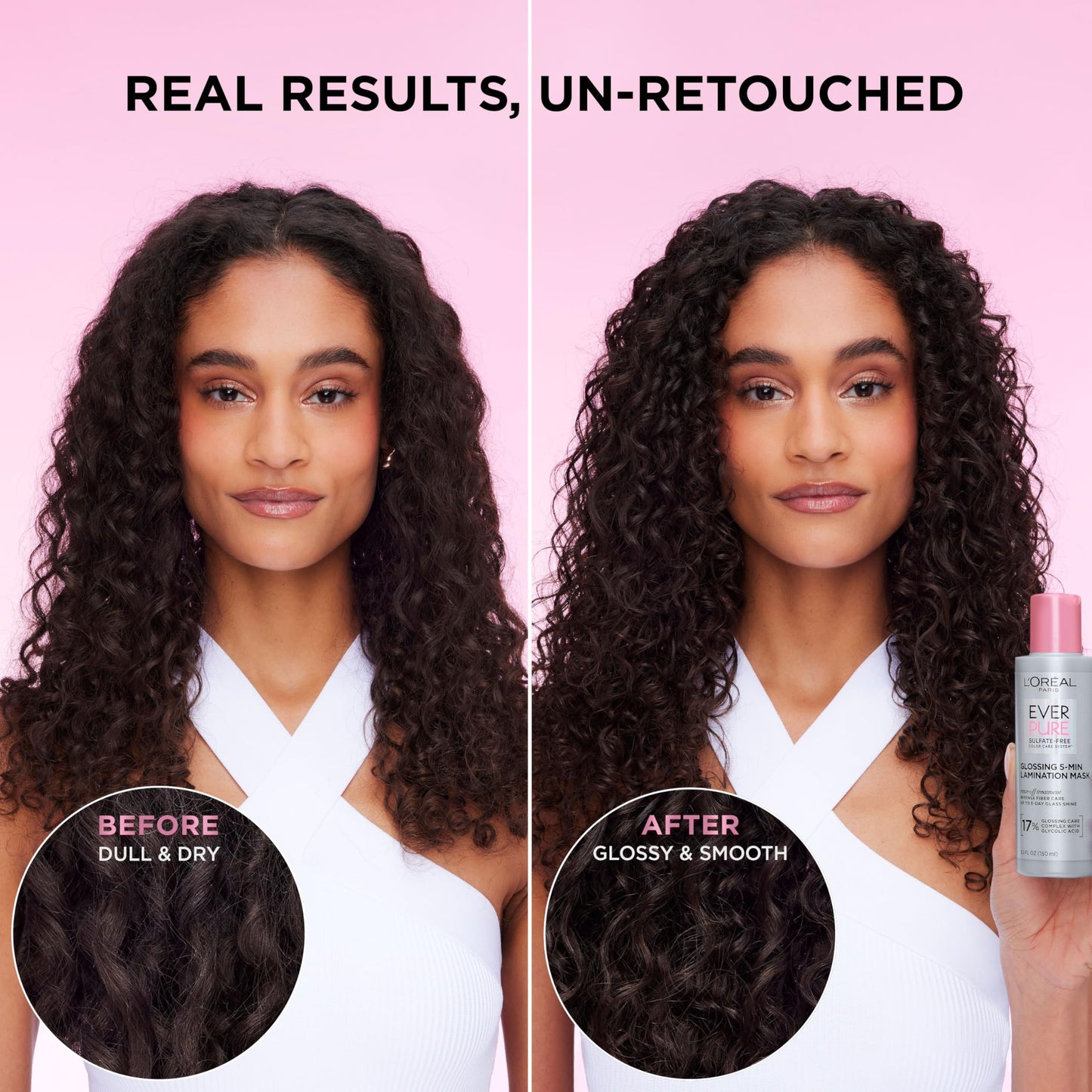 Glycolic acid hair treatment for color treated and processed hair types