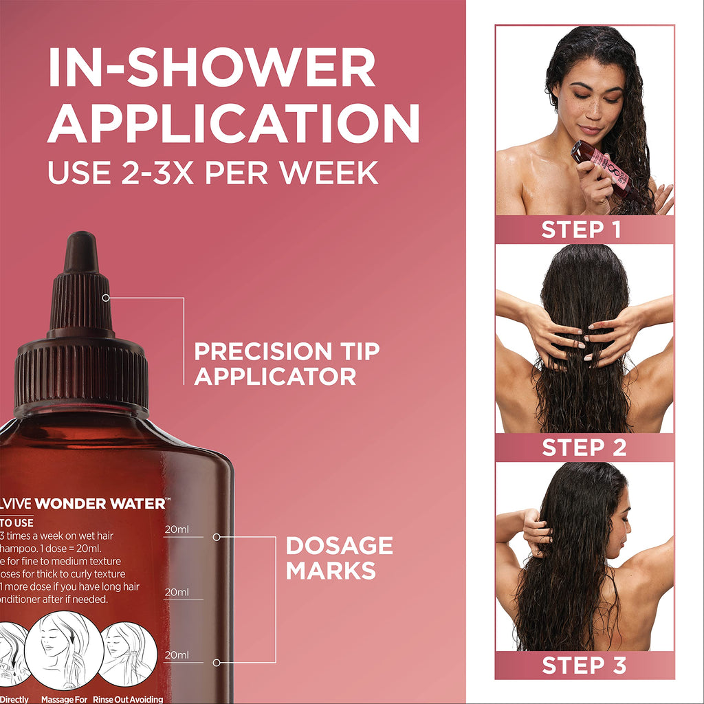 L'Oreal Paris Elvive 8 Second Wonder Water liquid texture demonstration