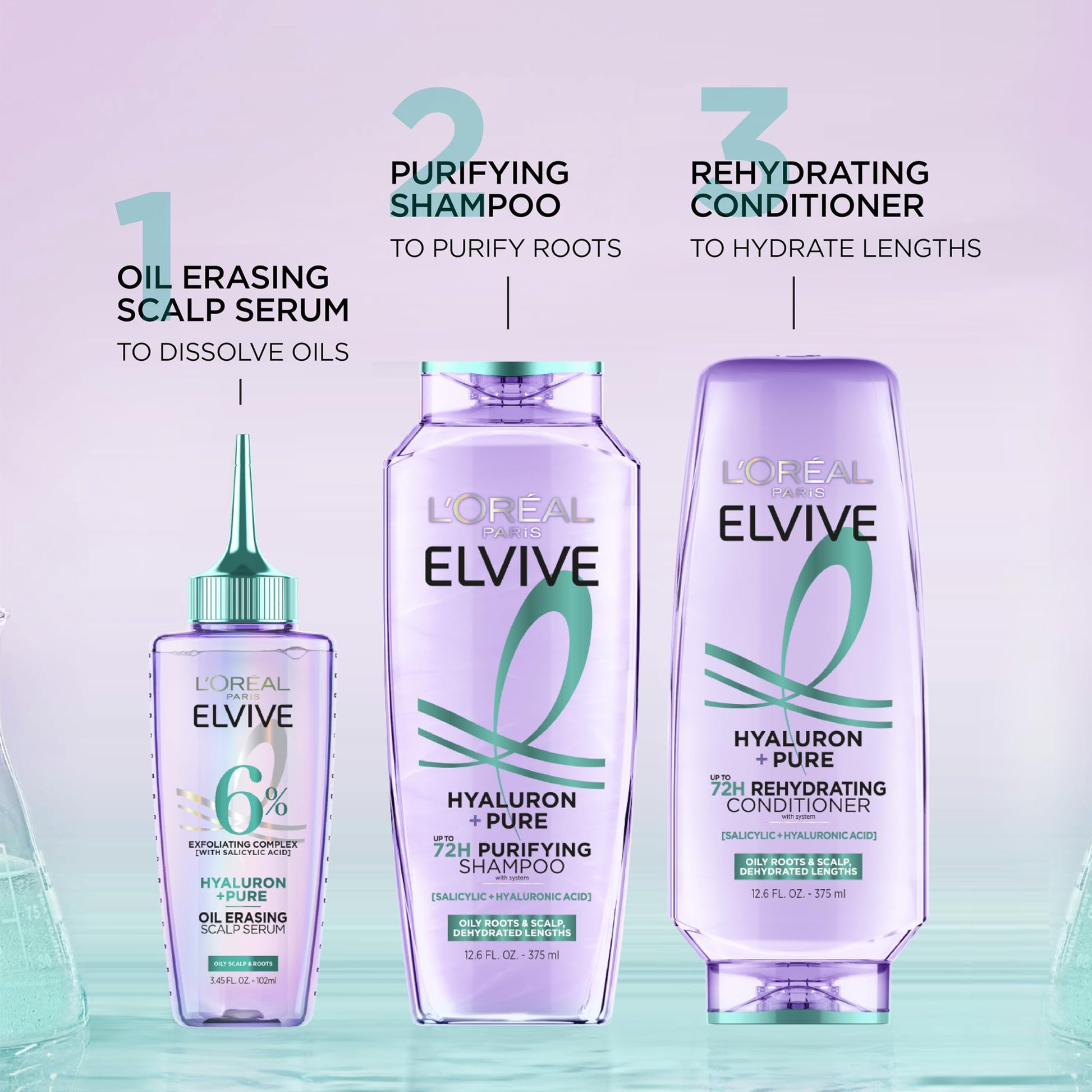 Loreal Paris Elvive hair serum texture and packaging