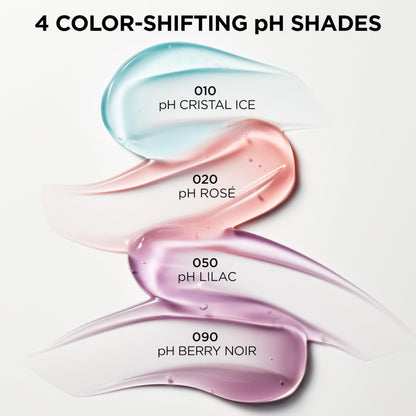 Side profile of L'Oreal Plump Ambition pH Hyaluron Lip Oil bottle.