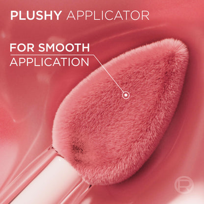 Hyaluronic acid lip stain serum applied on lips model