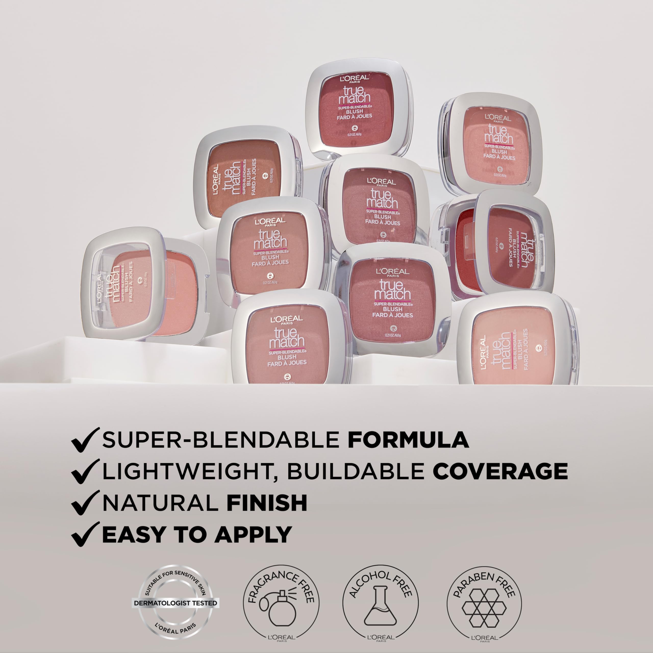 L'Oreal Paris True Match Powder Blush Baby Blossom open compact view