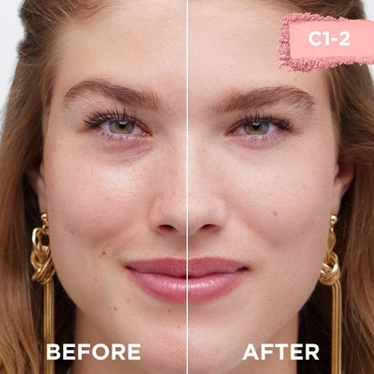 L'Oreal Paris True Match Blush compact showing built-in mirror and brush
