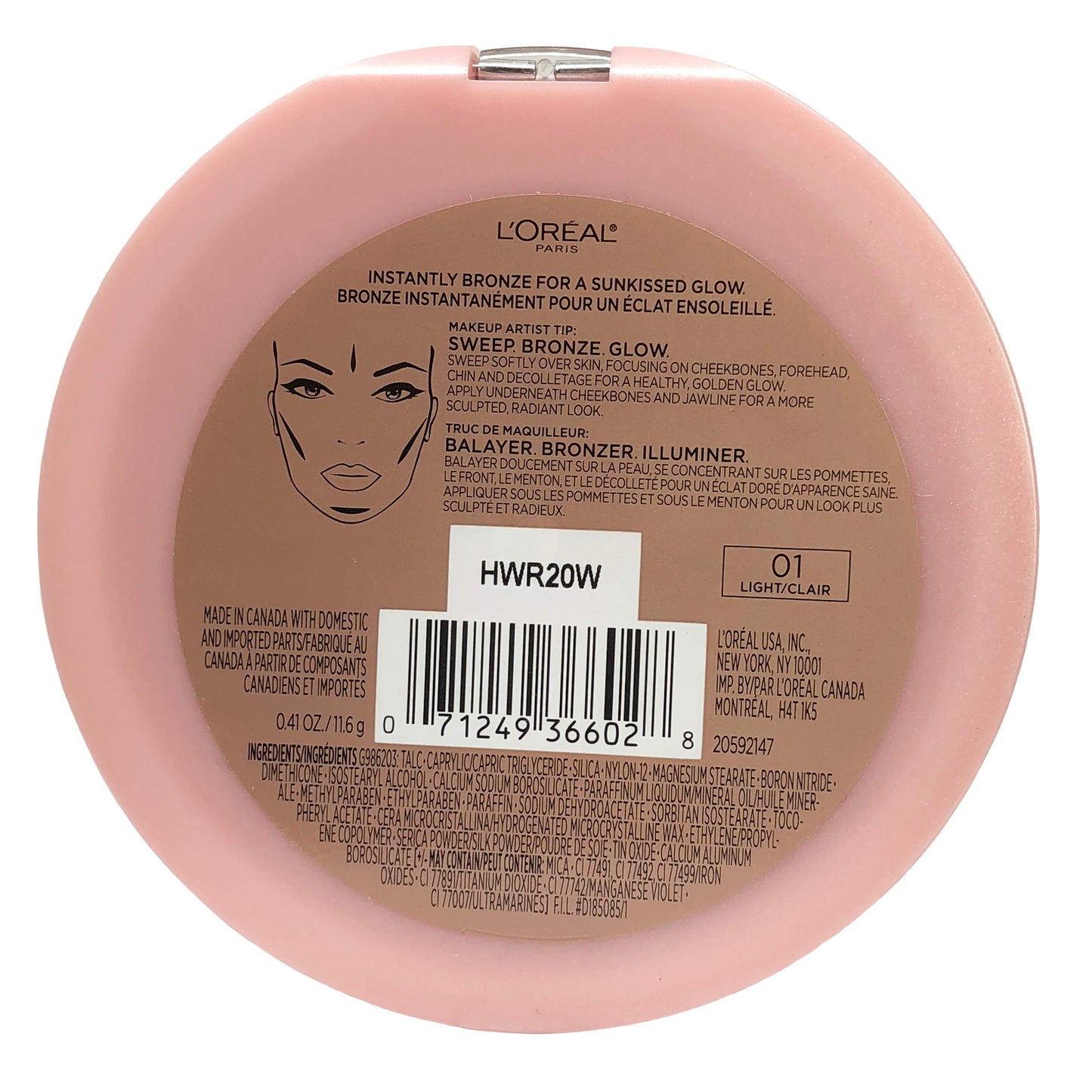 L'Oreal Paris Lumi Bronze It face and body powder for sun kissed glow