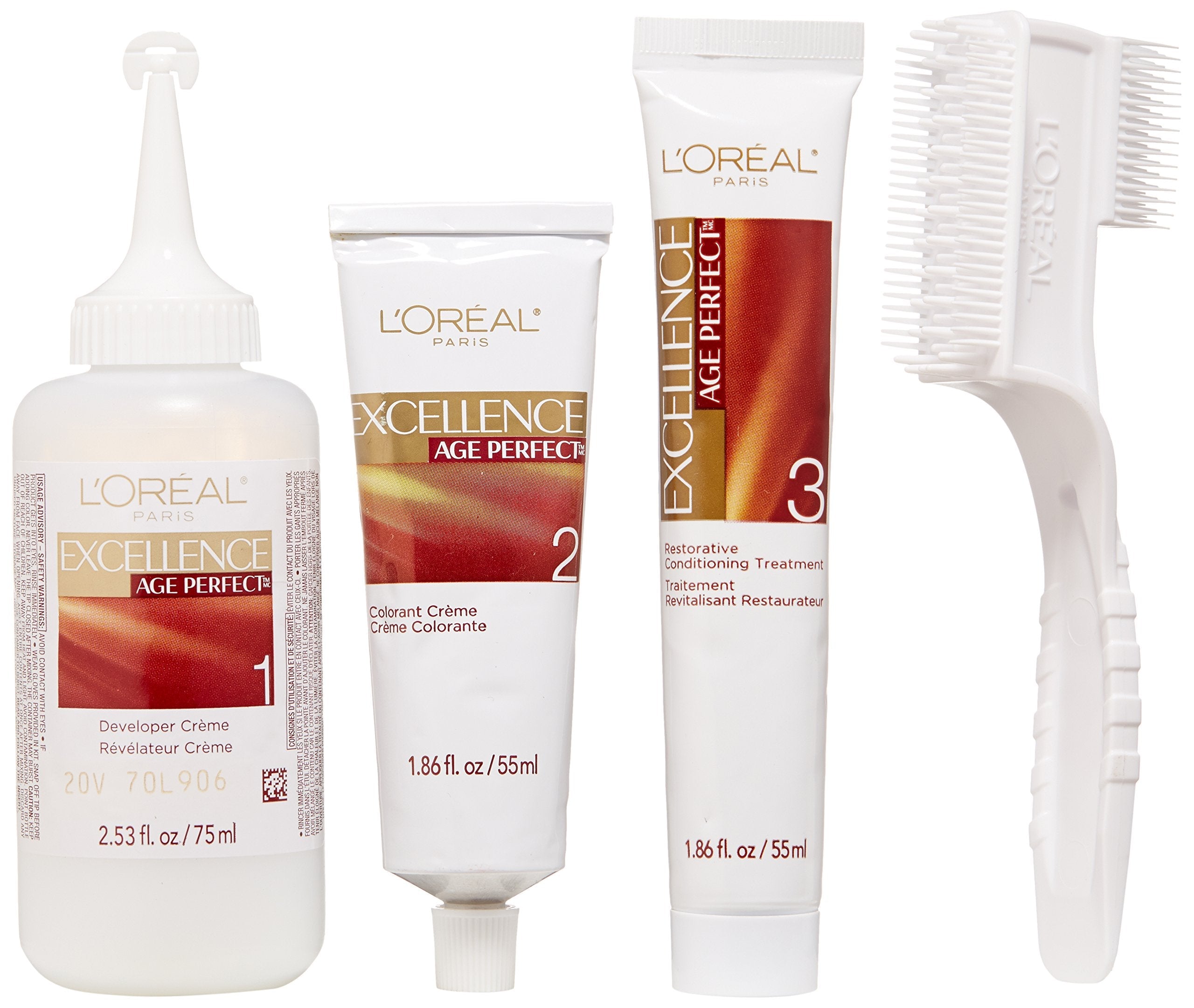 L'Oreal Paris 9N Light Natural Blonde shade guide and gray coverage results