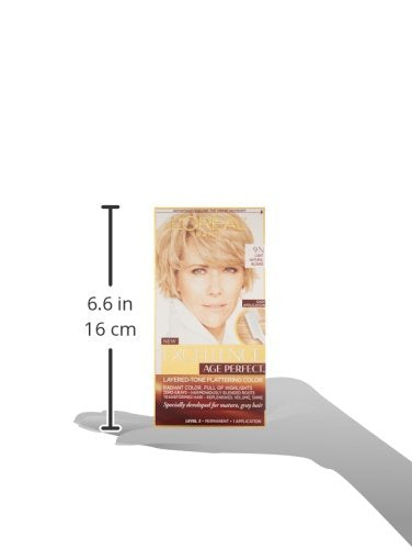 L'Oreal Paris permanent hair color kit side panel with ingredient details
