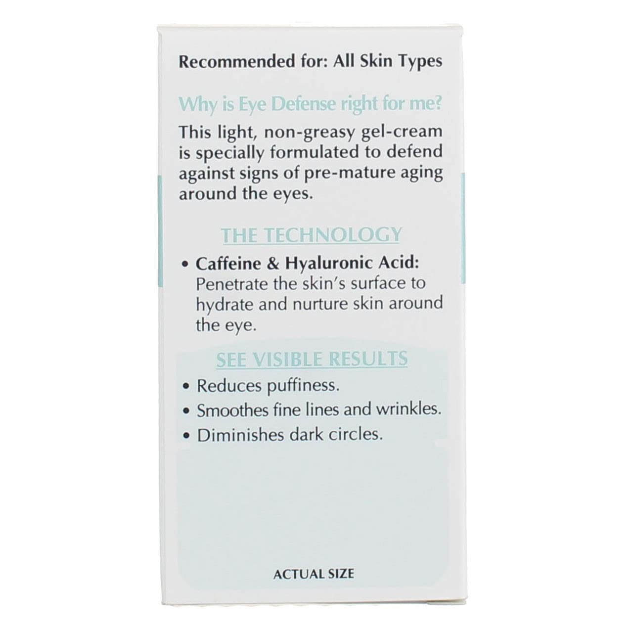 L'Oreal Paris under eye gel for dark circles packaging closeup