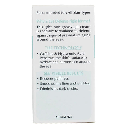 L'Oreal Paris under eye gel for dark circles packaging closeup