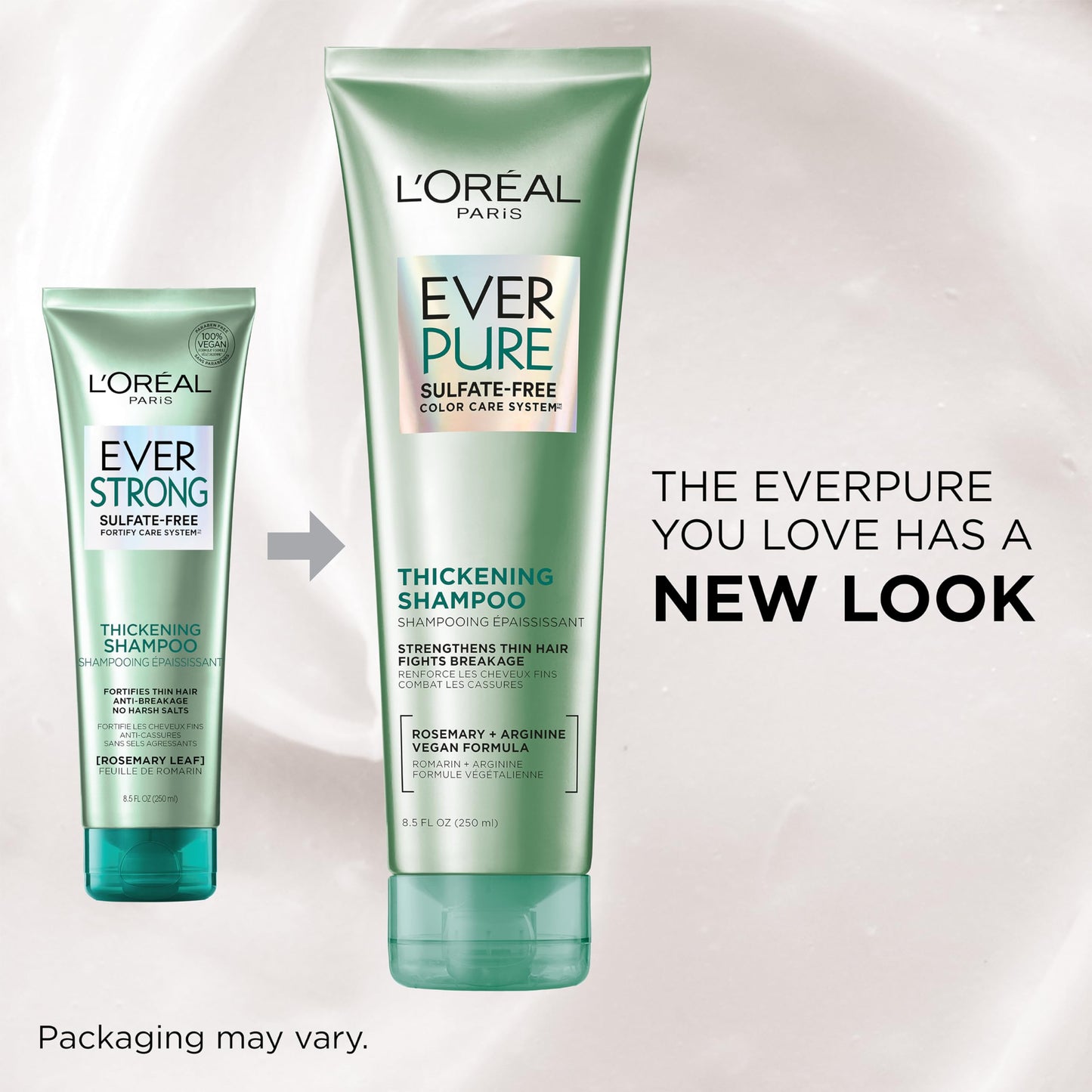 Authentic USA imported L'Oreal EverPure anti breakage hair kit packaging details