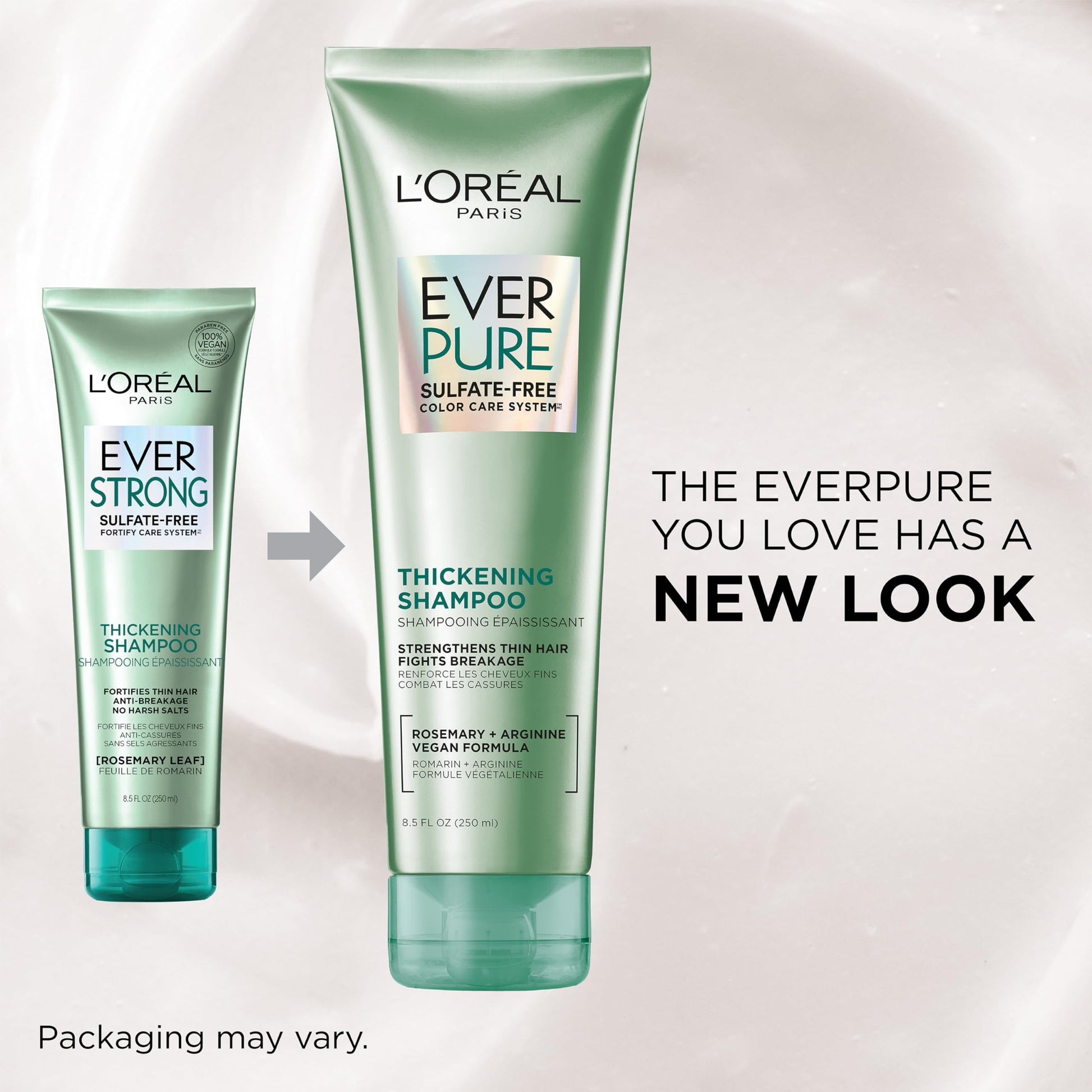 Authentic USA imported L'Oreal EverPure anti breakage hair kit packaging details