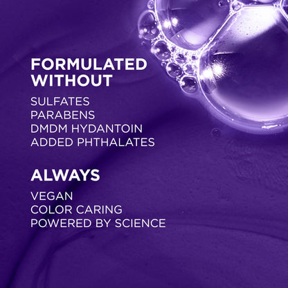 L'Oreal Paris EverPure sulfate free purple hair care routine set on a white background