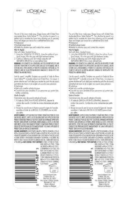 Pack of two L'Oreal Paris Brow Stylist Definer pencils
