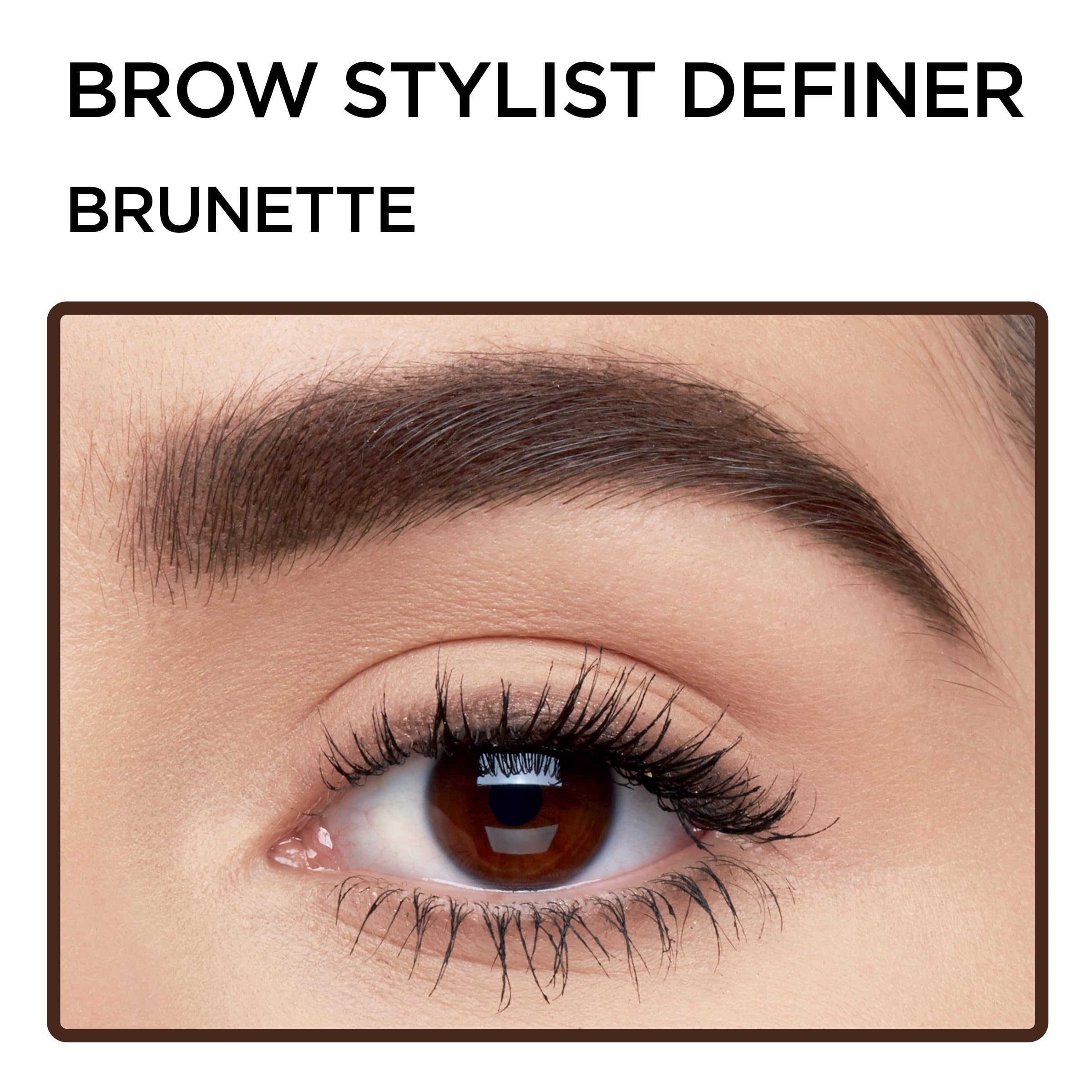 Detailed view of L'Oreal Paris waterproof brow pencil tip