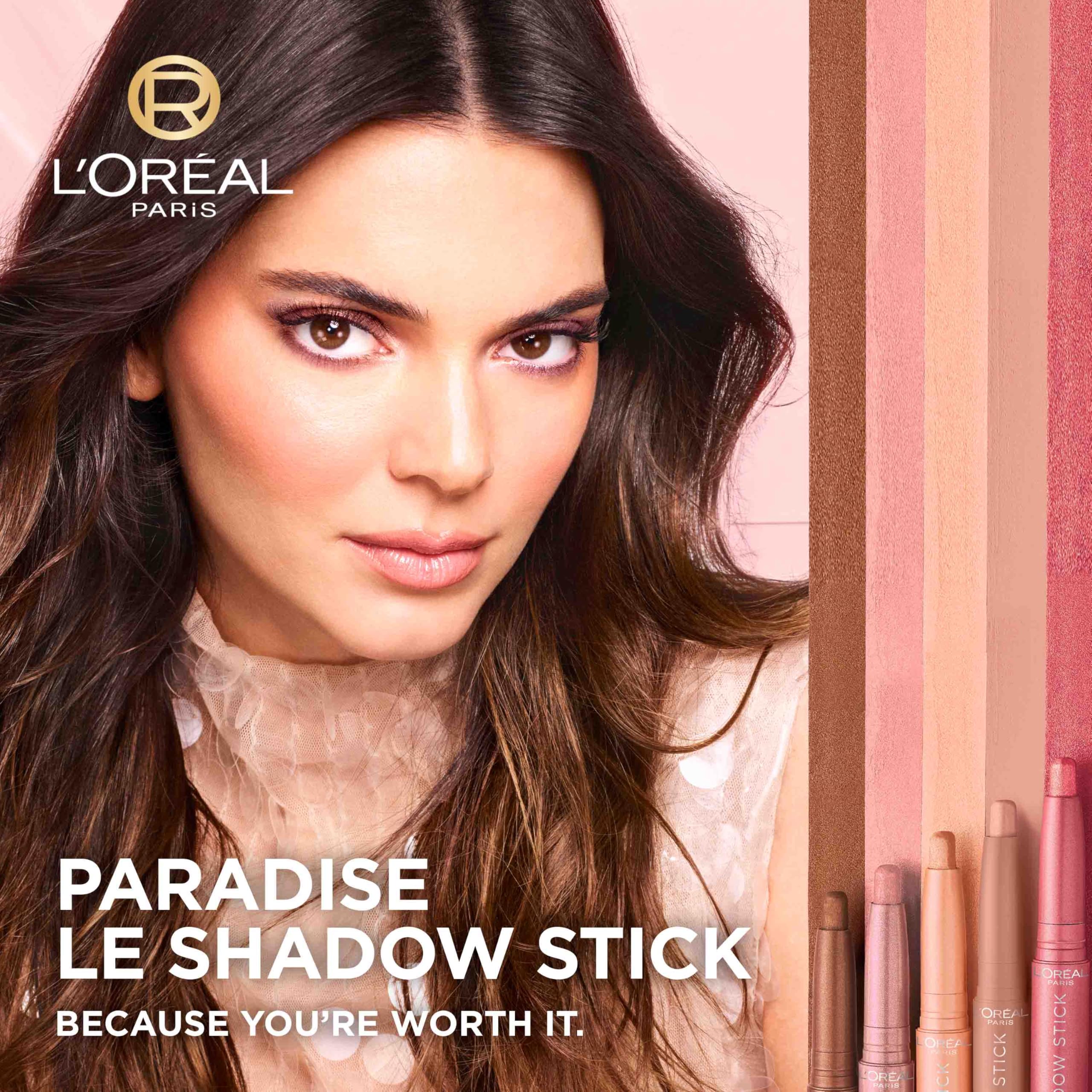 L'Oreal Paris Le Shadow Stick Brown Abyss swatches on skin