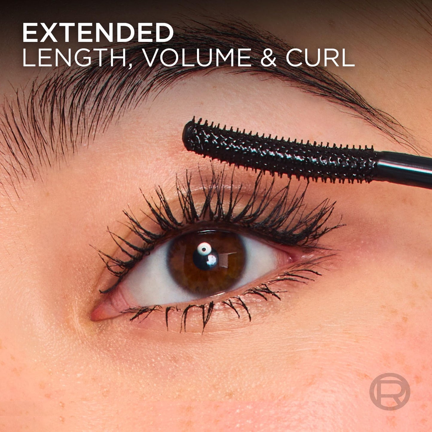 L'Oreal Paris Telescopic Extensionist Mascara container highlighting the official product lettering.