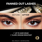 L'Oreal Paris volumizing mascara multi-level bristle brush closeup
