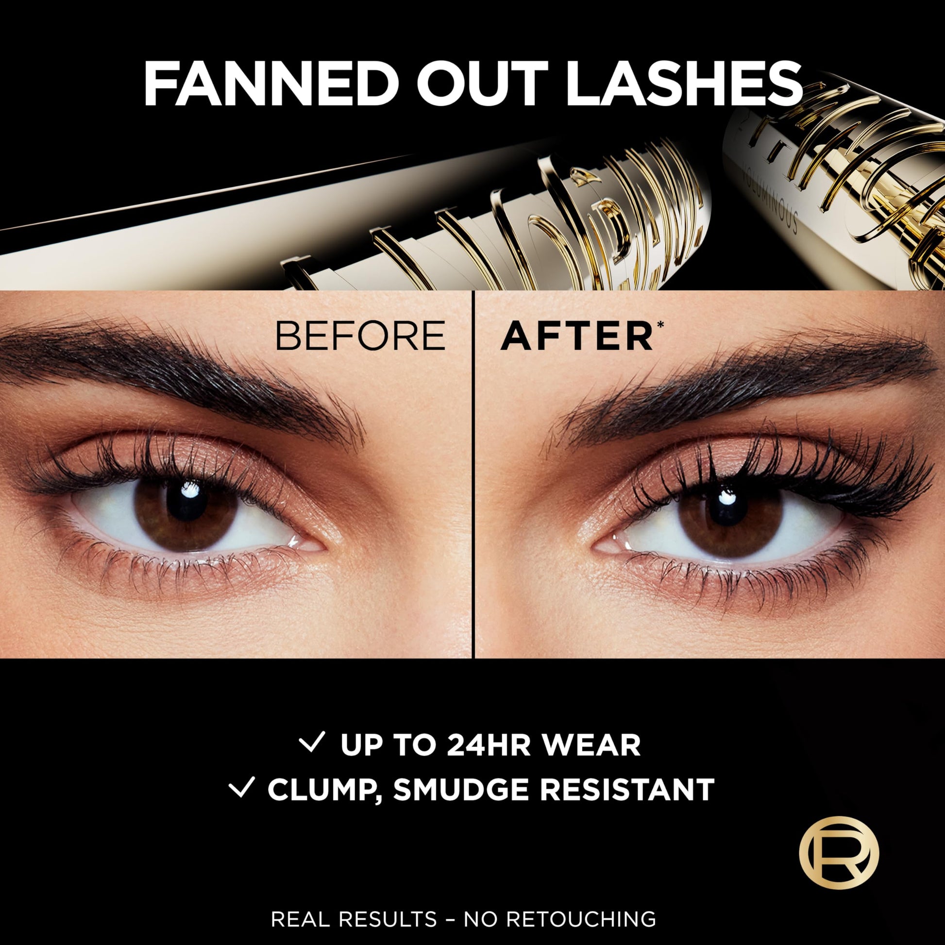 Imported L'Oreal Paris Voluminous Panorama Mascara in Blackest Black color