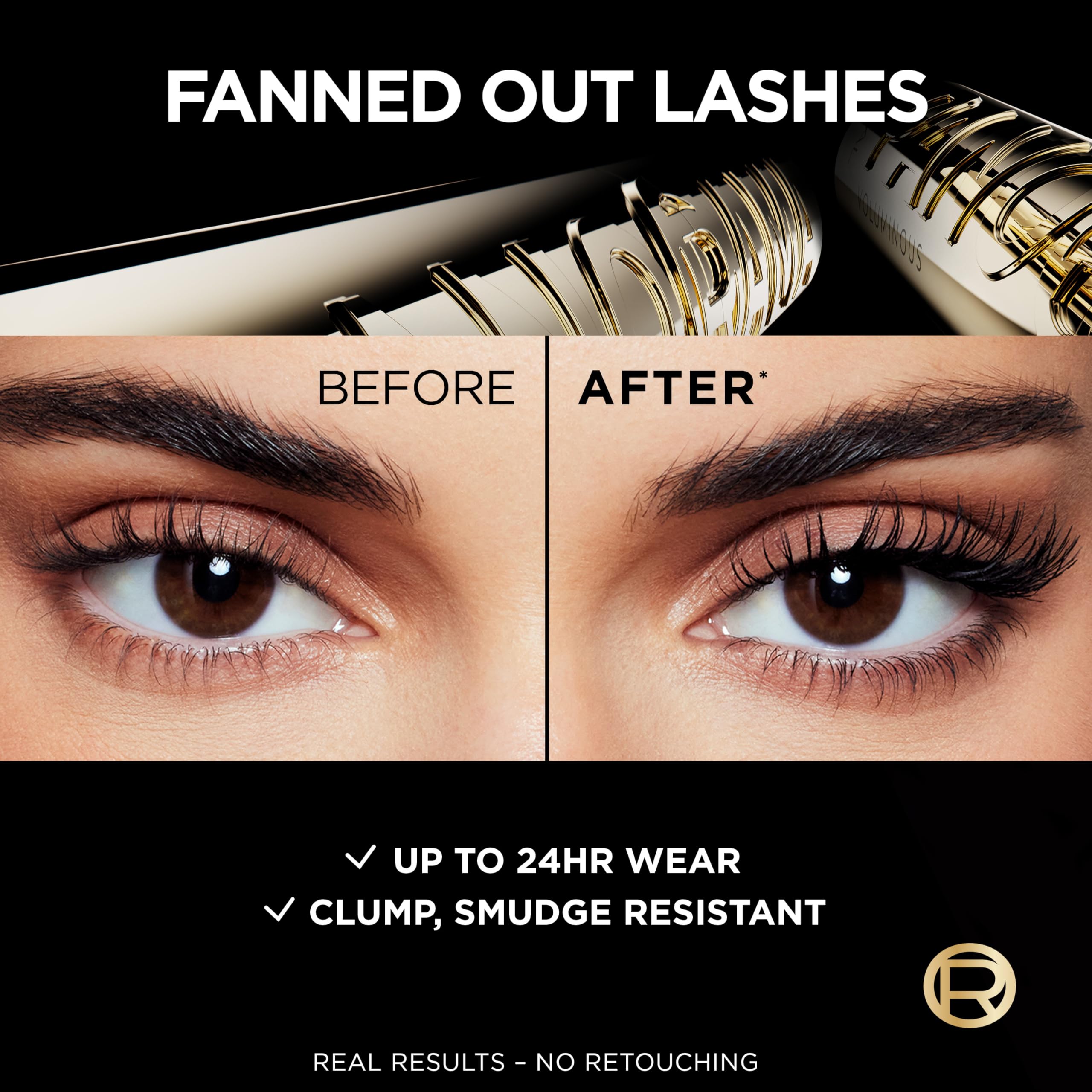 Imported L'Oreal Paris Voluminous Panorama Mascara in Blackest Black color