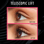 L'Oreal Paris Telescopic Lift Mascara branding and text details on the wand handle