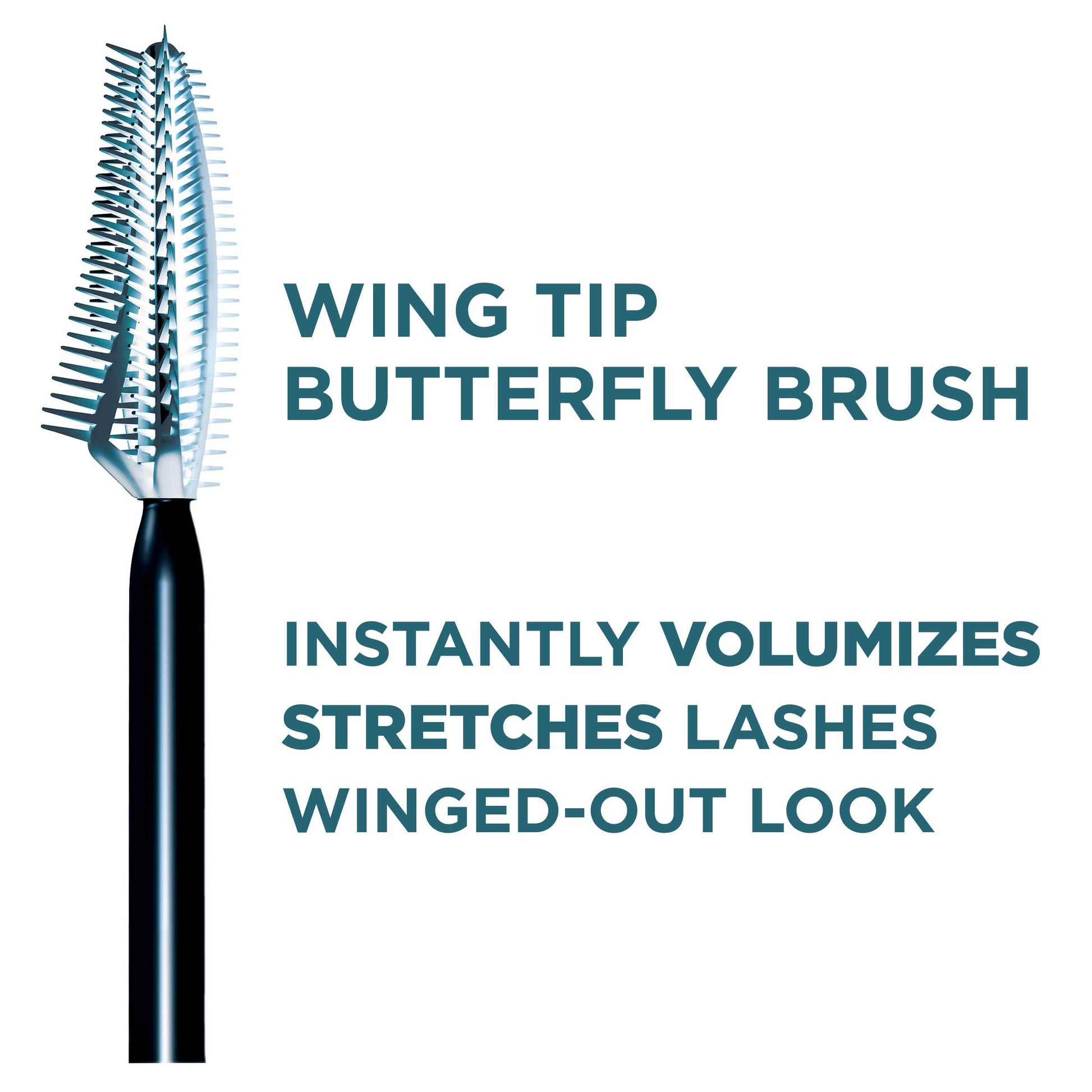 L'Oreal Paris fiber infused washable mascara cosmetic tube angled view