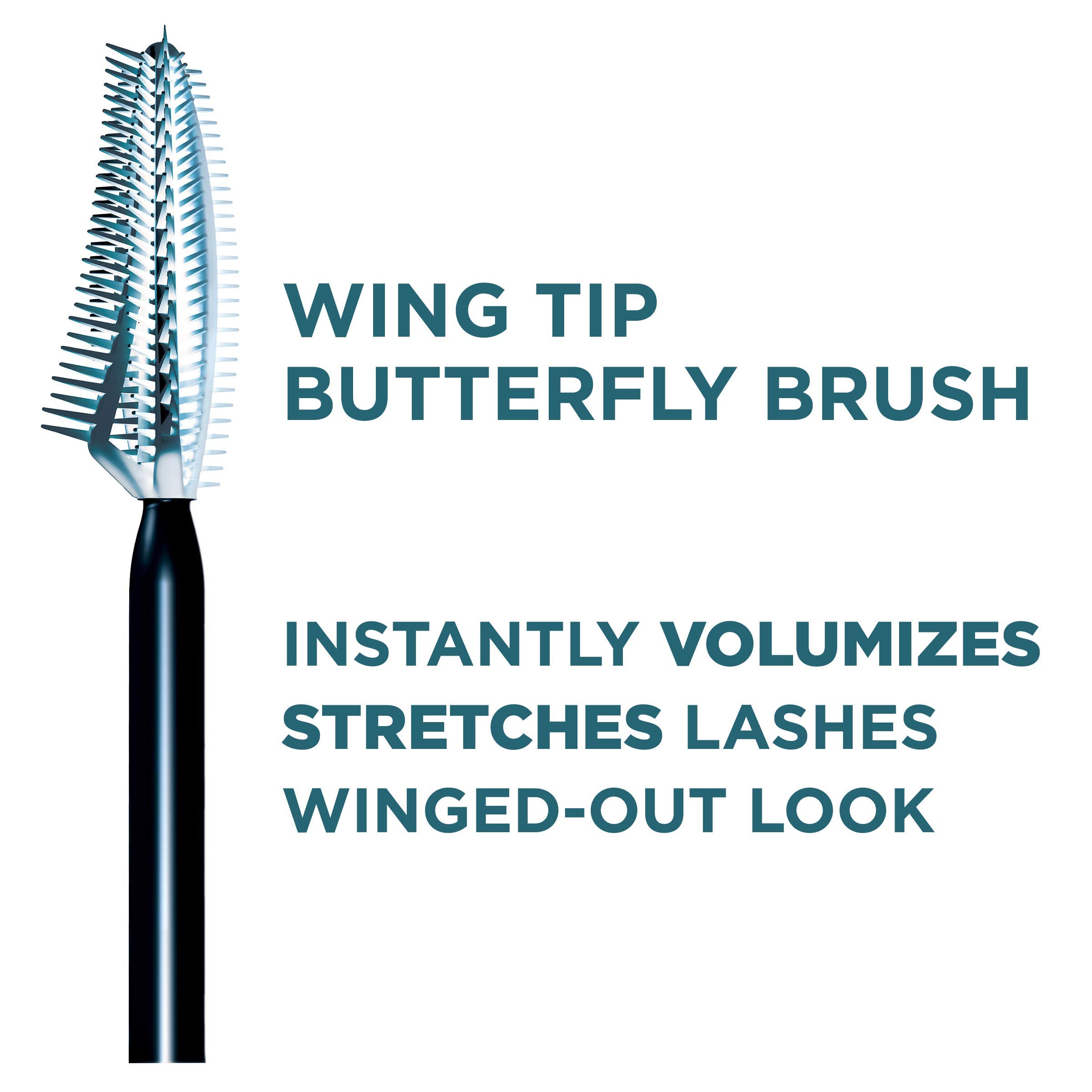 L'Oreal Paris fiber infused washable mascara cosmetic tube angled view