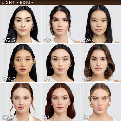 True Match medium coverage foundation N3 formulation texture close up