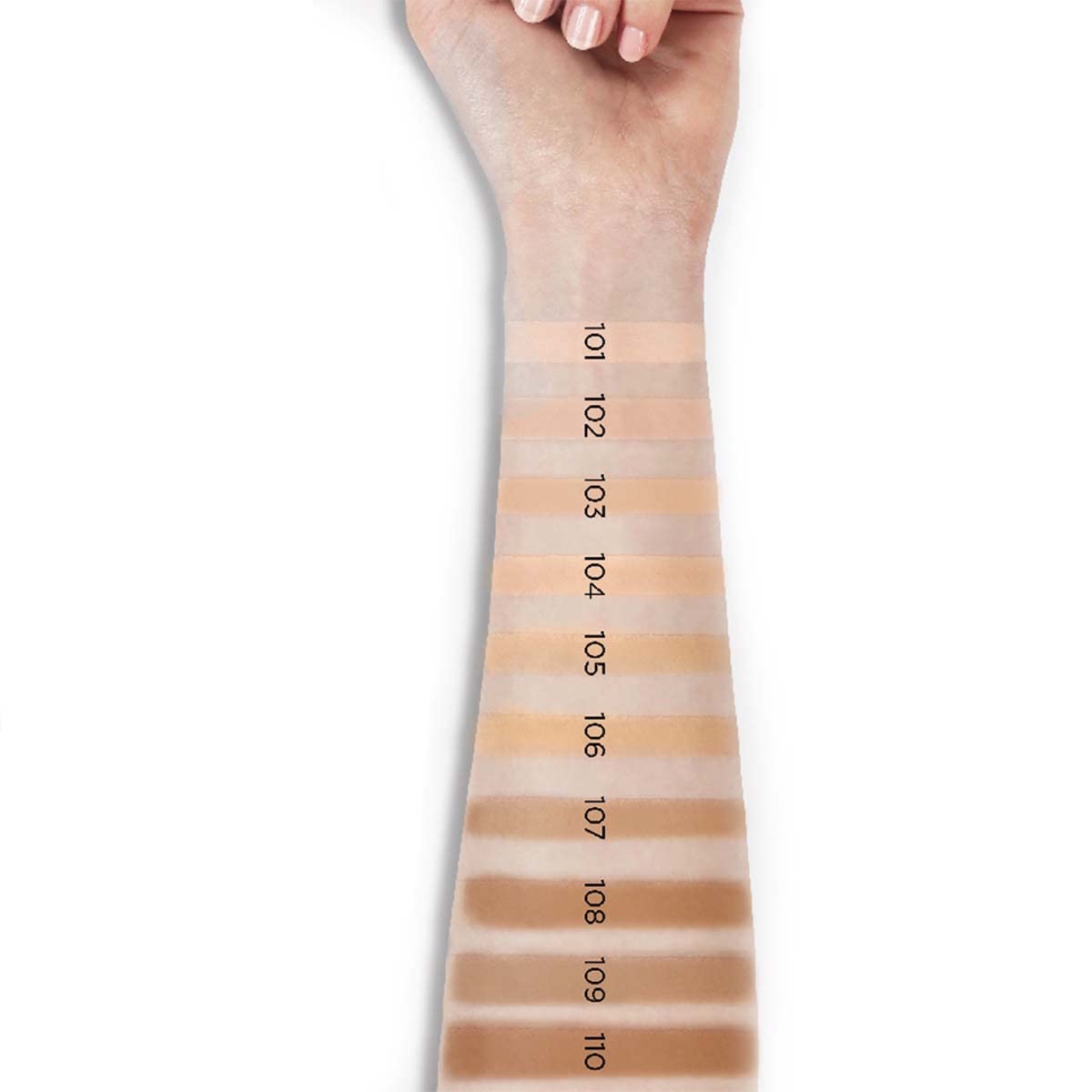 Side profile of the imported L'Oreal Paris cosmetics liquid foundation tube.