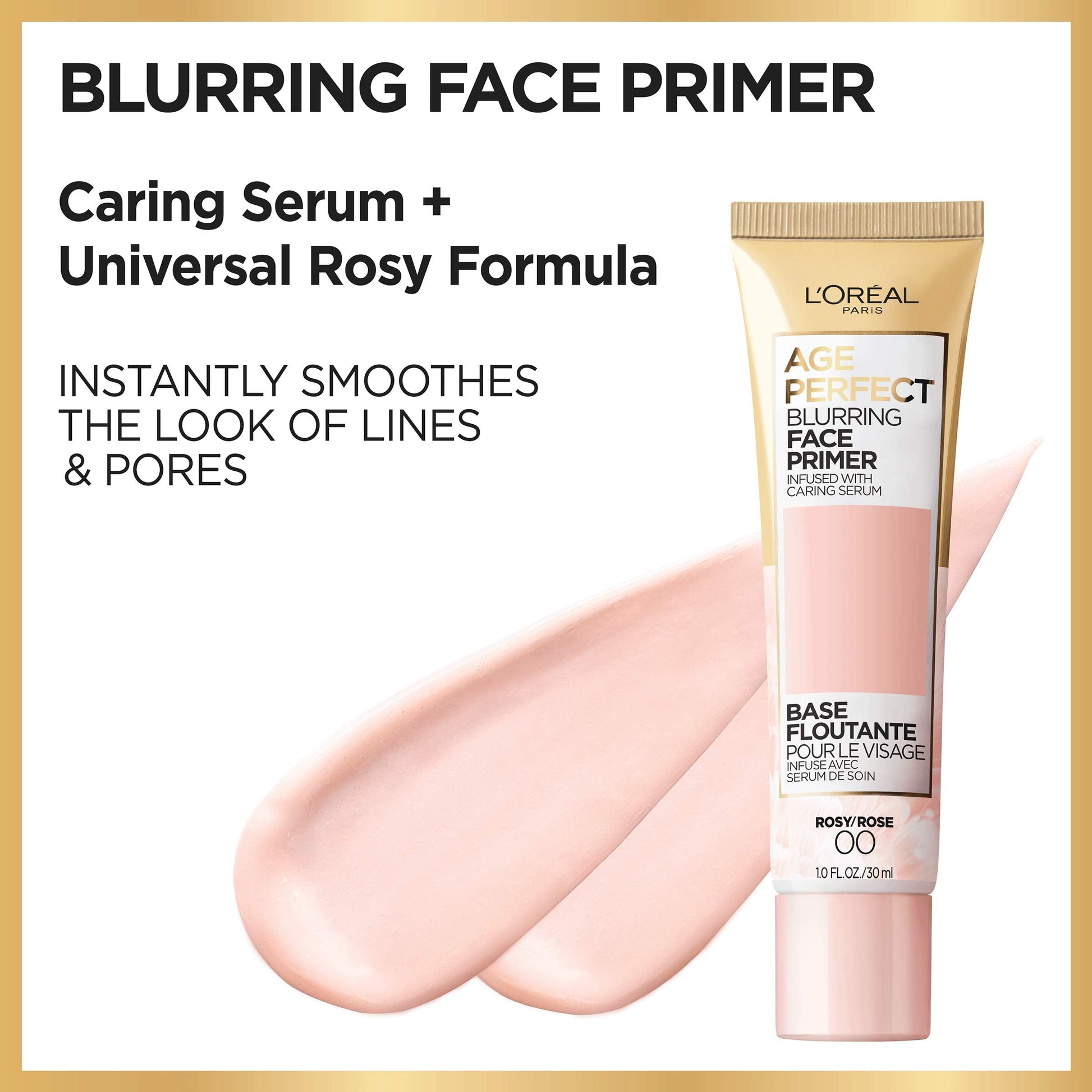 L'Oreal Paris Age Perfect blurring primer rose packaging