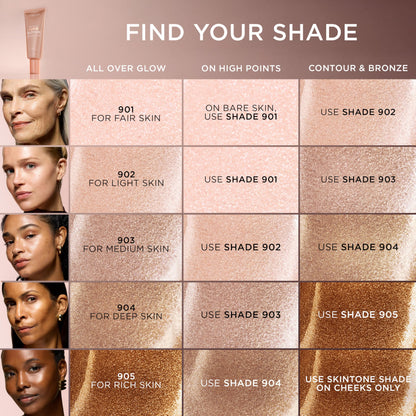 L'Oreal Paris Makeup True Match Lumi Glotion 903 Medium Glow back label info