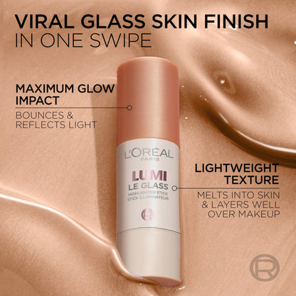 Swatches of the reflective multi dimensional glass skin makeup on different skin tones.