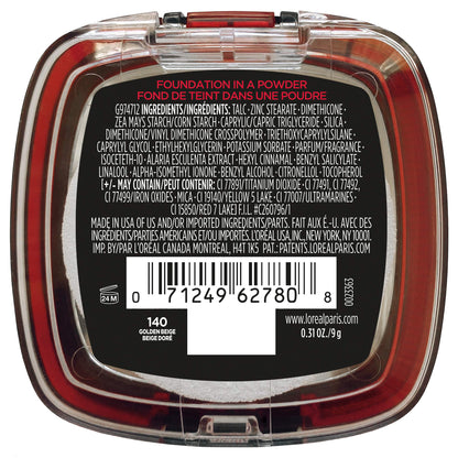 L'Oreal Paris powder foundation compact open view