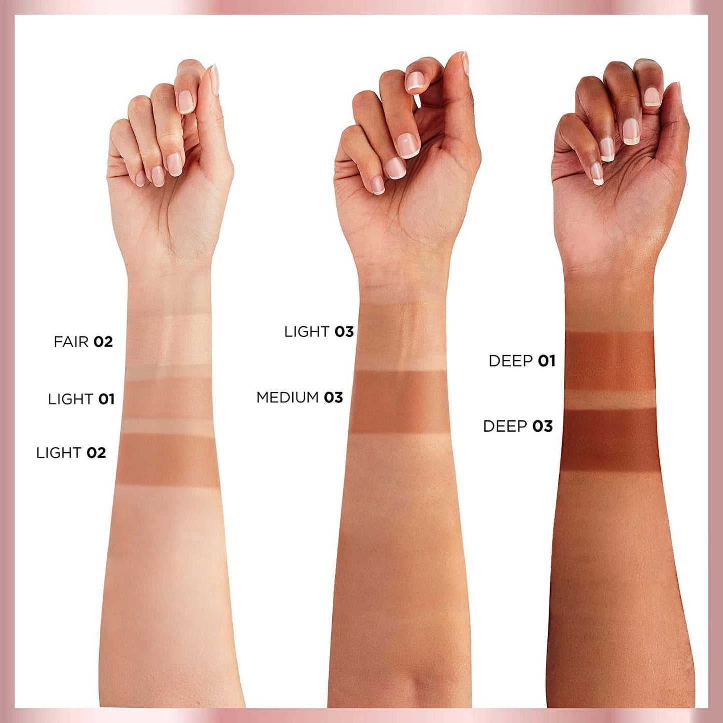 Non-comedogenic hydrating face tint fluid ounce tube display