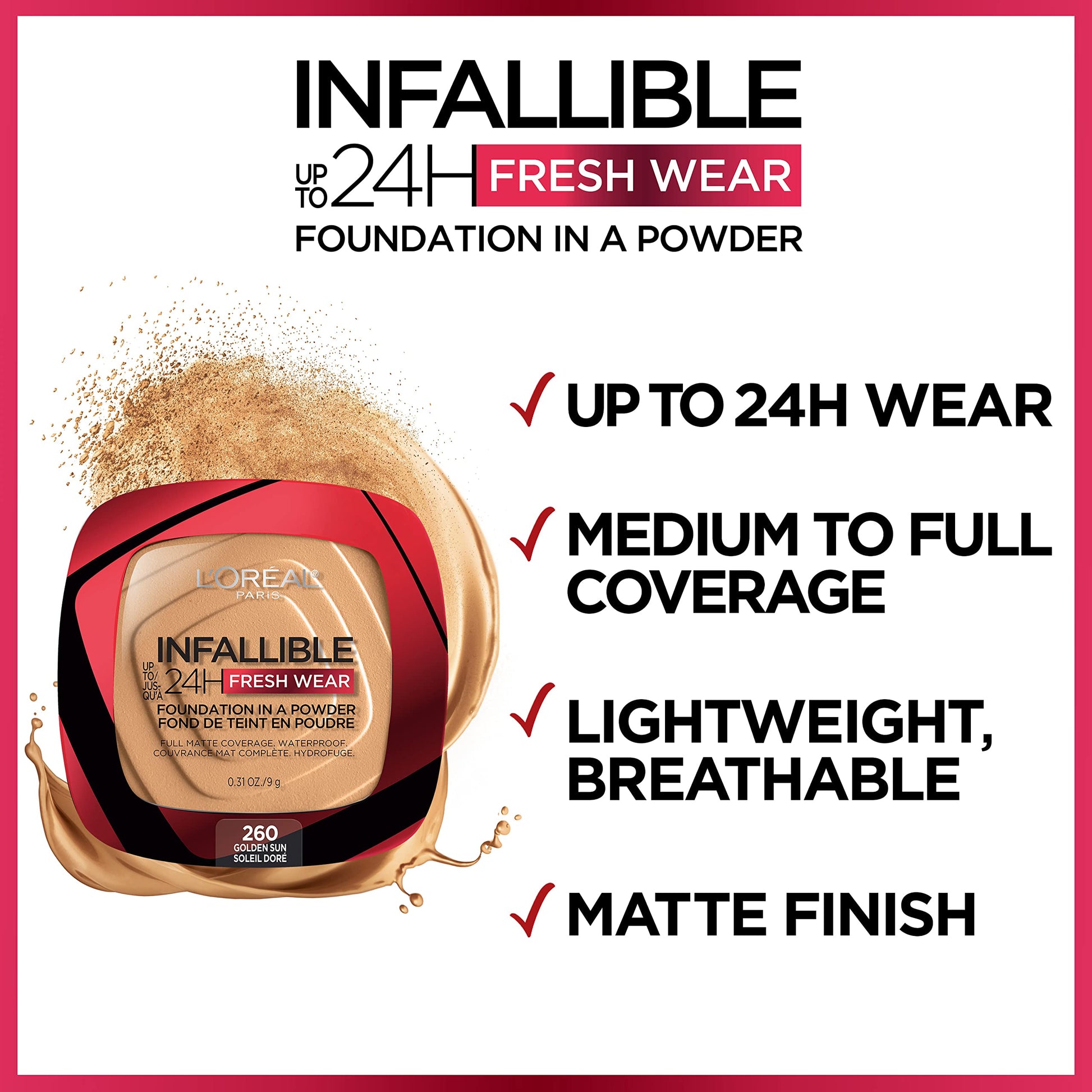 L'Oreal Paris Infallible foundation sponge applicator detail
