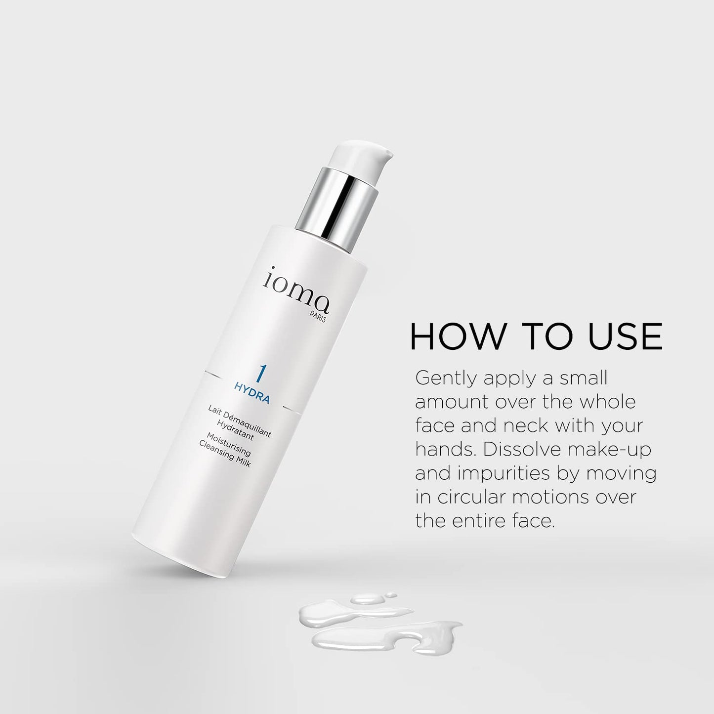 Ioma Paris Hydra Moisturizing Cleansing Milk 200ml packaging