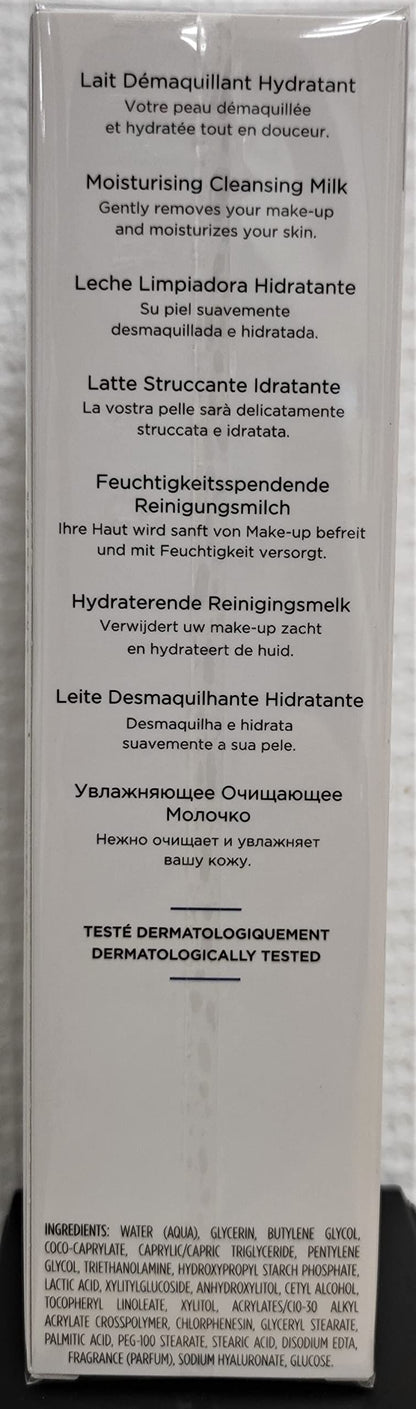 Side profile of Ioma Paris Hydra Moisturizing Cleansing Milk bottle