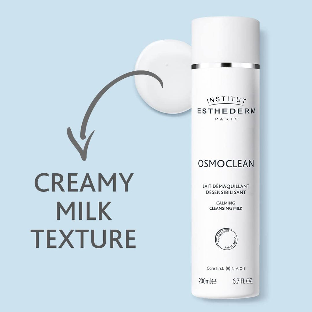 Institut Esthederm Osmoclean Calming Cleansing Milk pump cap detail