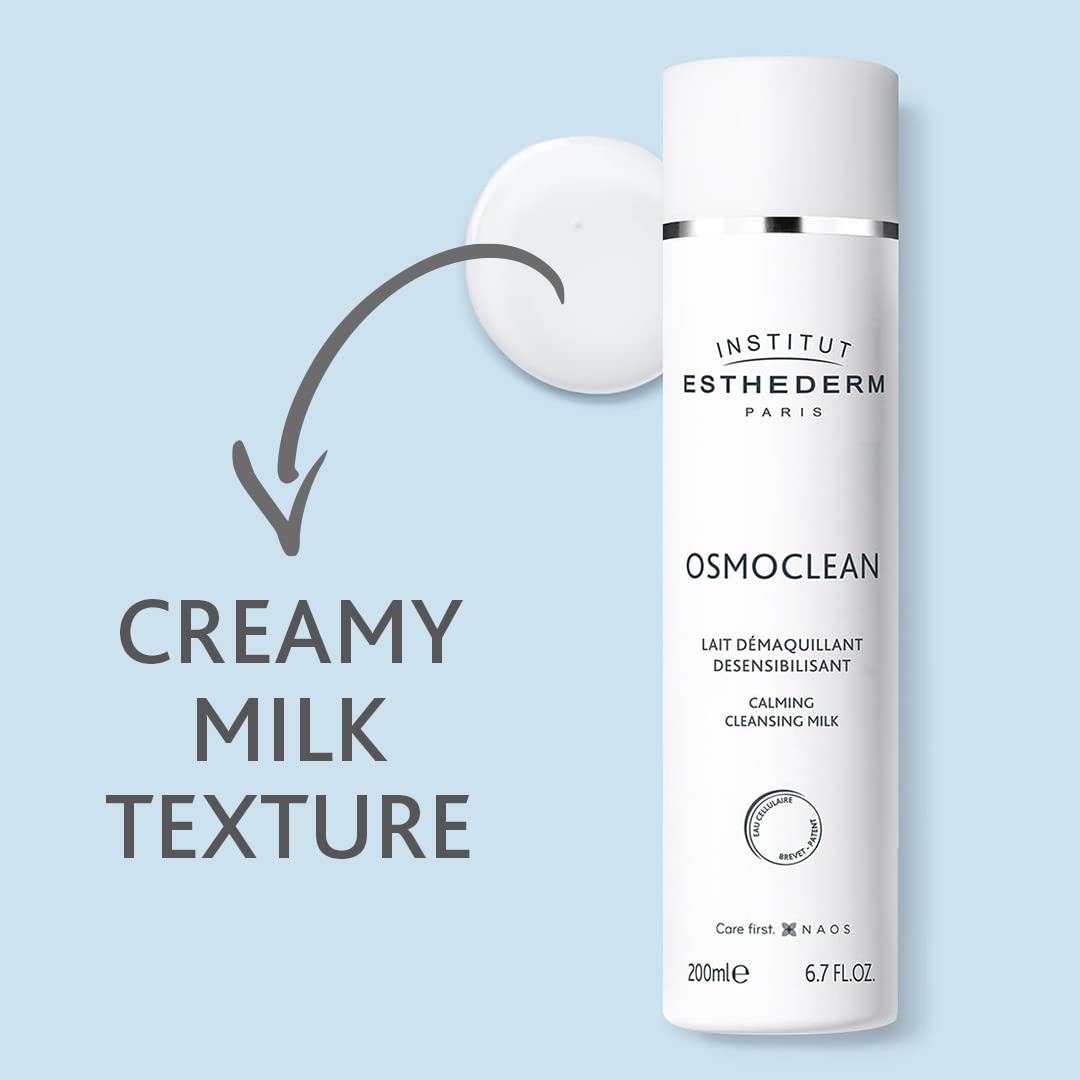 Institut Esthederm Osmoclean Calming Cleansing Milk pump cap detail