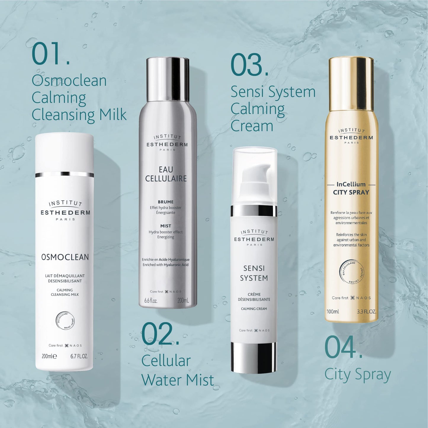 Authentic Institut Esthederm Osmoclean Calming Cleansing Milk packaging