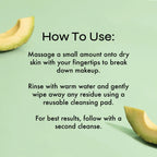 The Beauty Crop Avocado Cleansing Balm Refill lifestyle skincare application