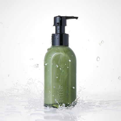 Filflo Korean skincare milk cleanser pump packaging