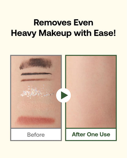 Applying Filflo cleansing milk to dry face