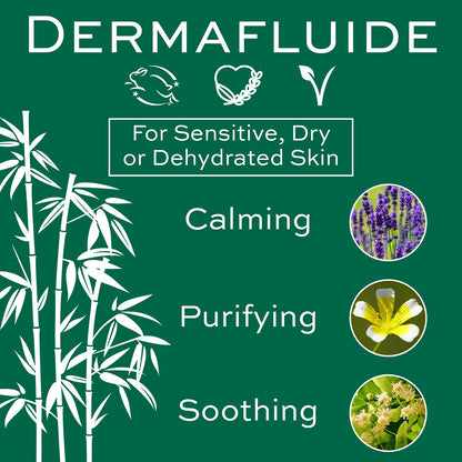 Back view of Christine Valmy Dermafluide cleansing milk bottle