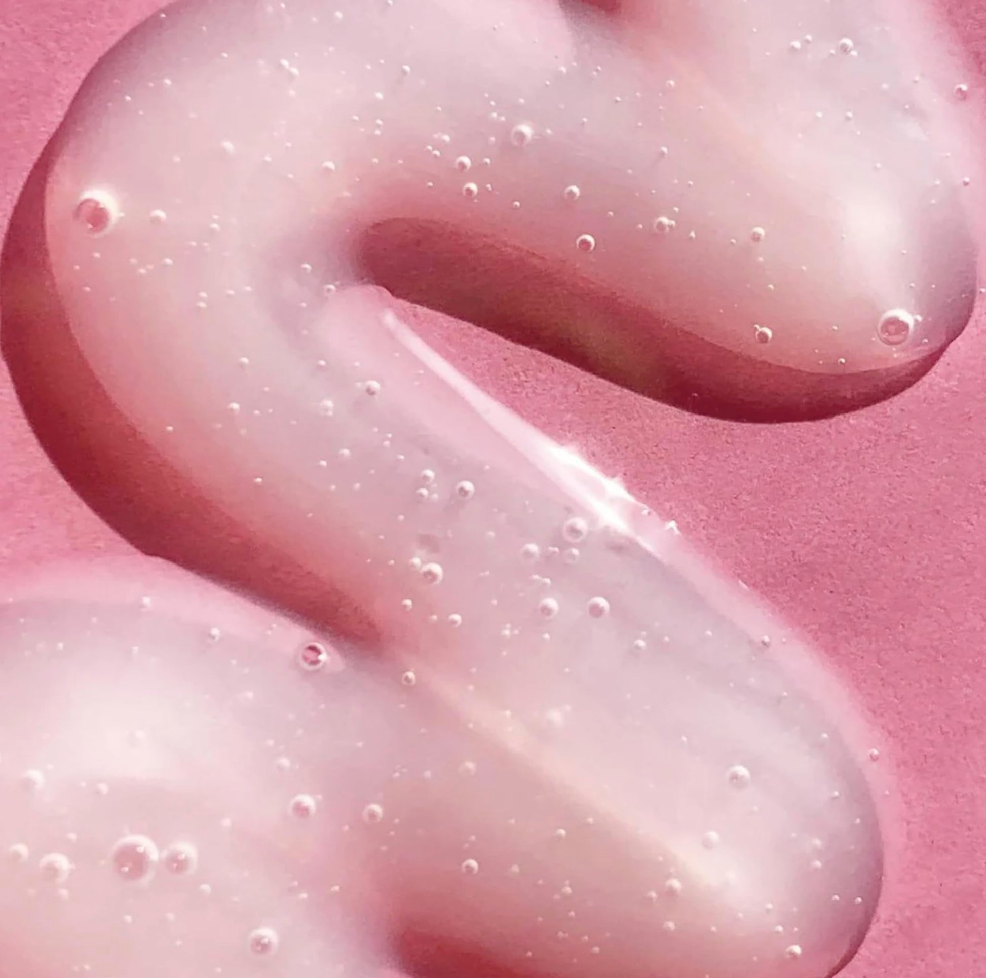 Texture shot of Acure Seriously Soothing Jelly Milk makeup cleanser