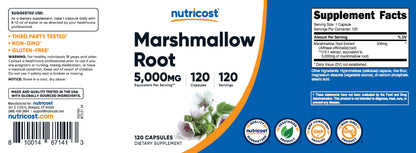 Nutricost Marshmallow Root capsule health support product